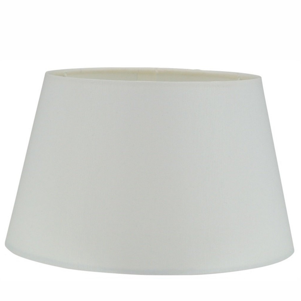 Lampenkap wit katoen halfhoog Chintz 01