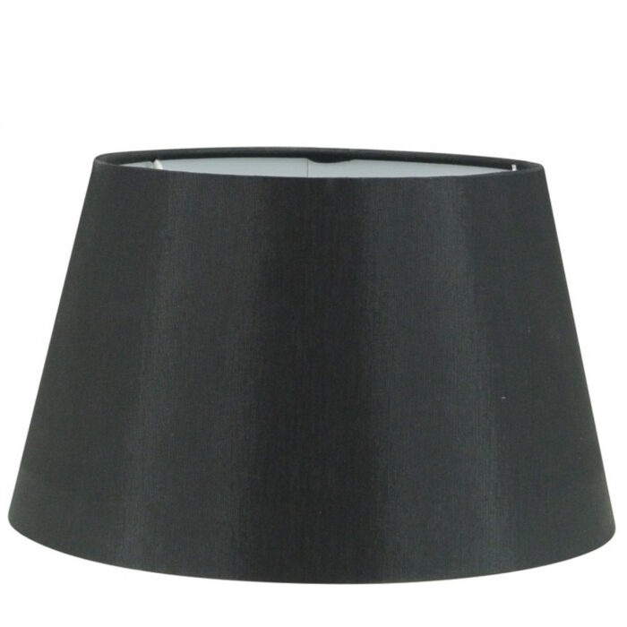 Lampenkap zwart katoen halfhoog Chintz 20