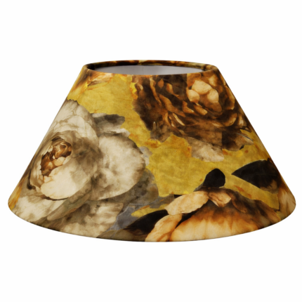 Lampenkap geel bloemenprint lugano Antique rose 2854