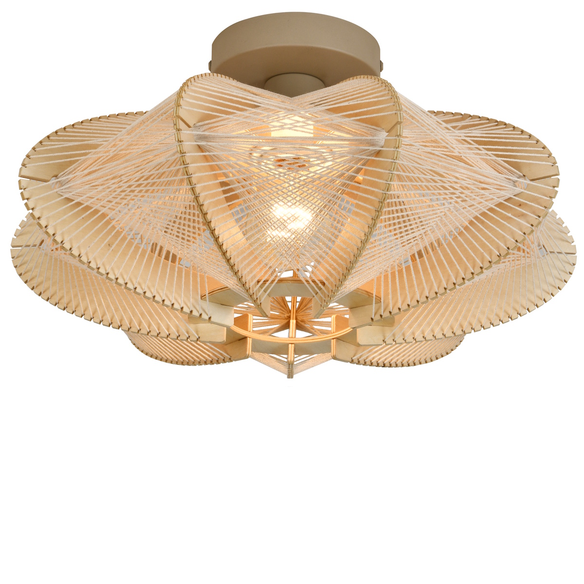 Plafondlamp naturel Jessica Ø40cm