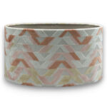 Lampenkap fluweel cilinder ovaal blossom