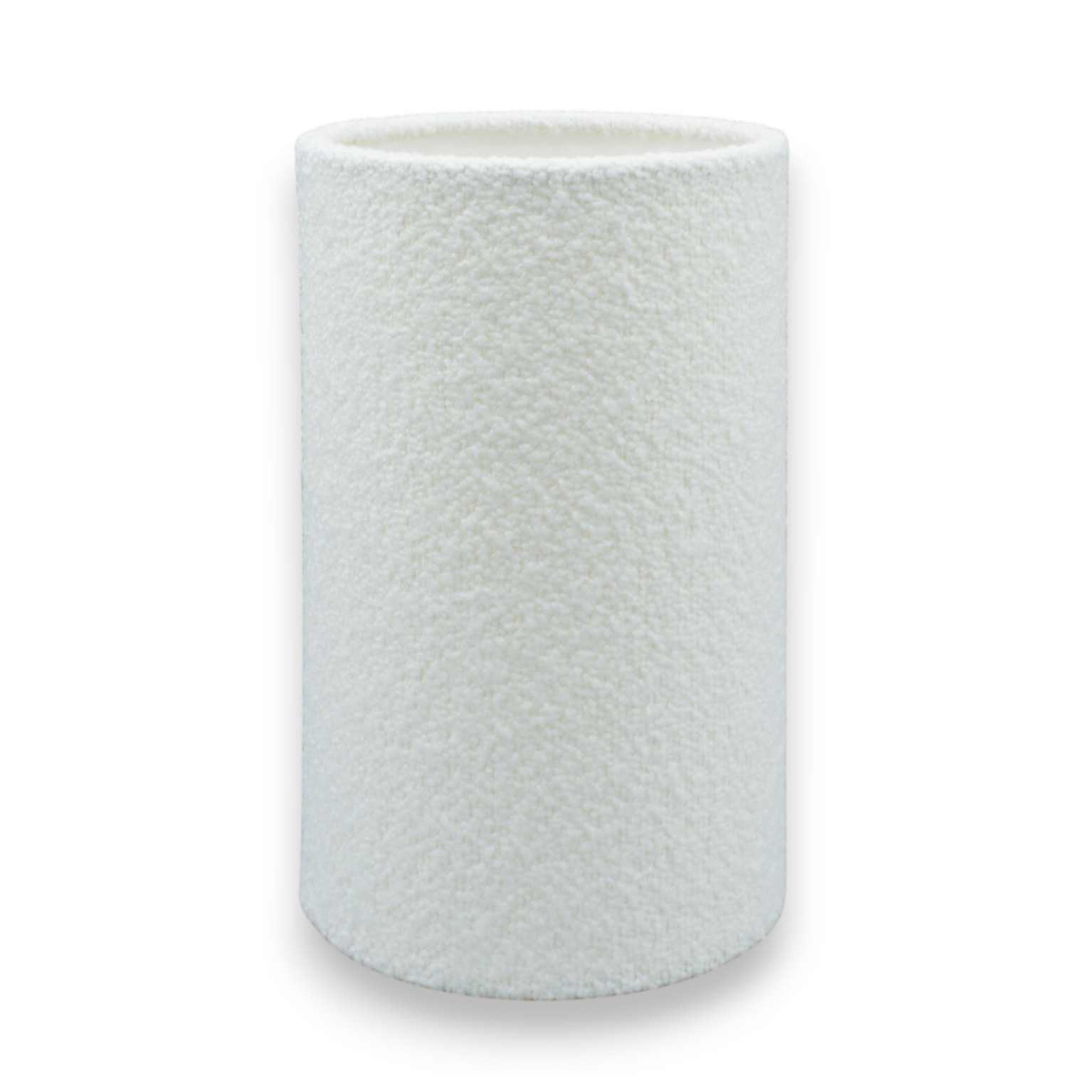 Lampenkap créme bouclé cilinder Himalaya