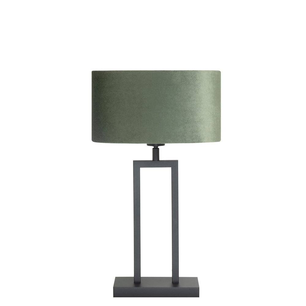 Tafellamp zwart Monza H53cm