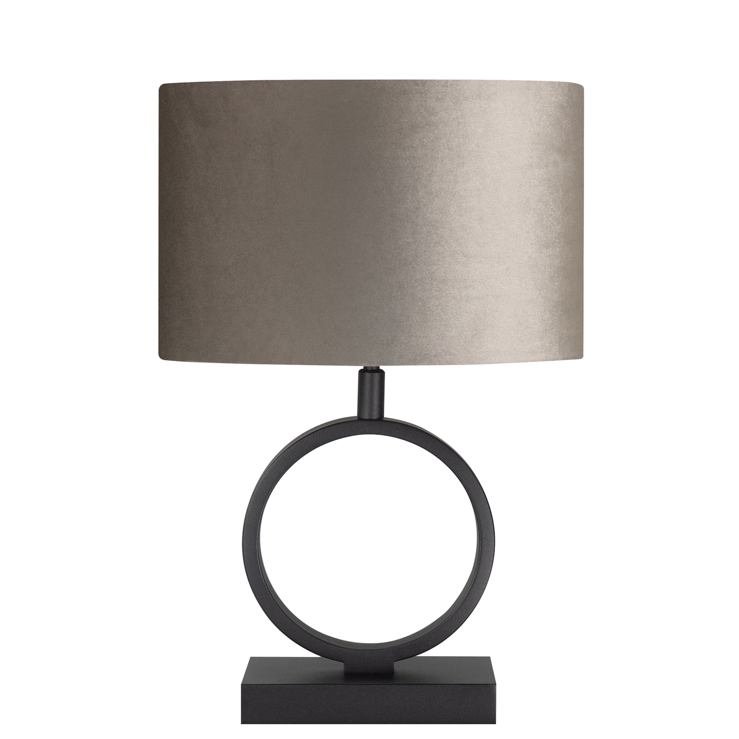 Tafellamp zwart Siena H38cm