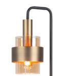 Vloerlamp zwart koper Marrone 168cm - Afbeelding 2