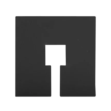 Highlight 1-fase centraaldoos afdekplaat O1015 zwart