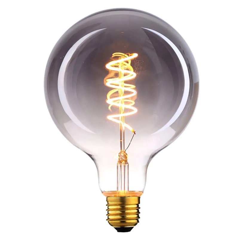 LED Lamp E27 Globe 80mm smoke-scene switch 6W-2200K