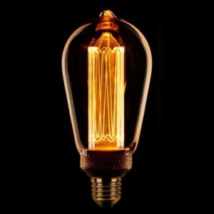 LED Lamp E27 Edison goud-scene switch + memory 4W-1800K