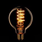 LED Lamp E27 Globe 80mm goud-dimtone scene switch + Memory 6W 2200-2700K